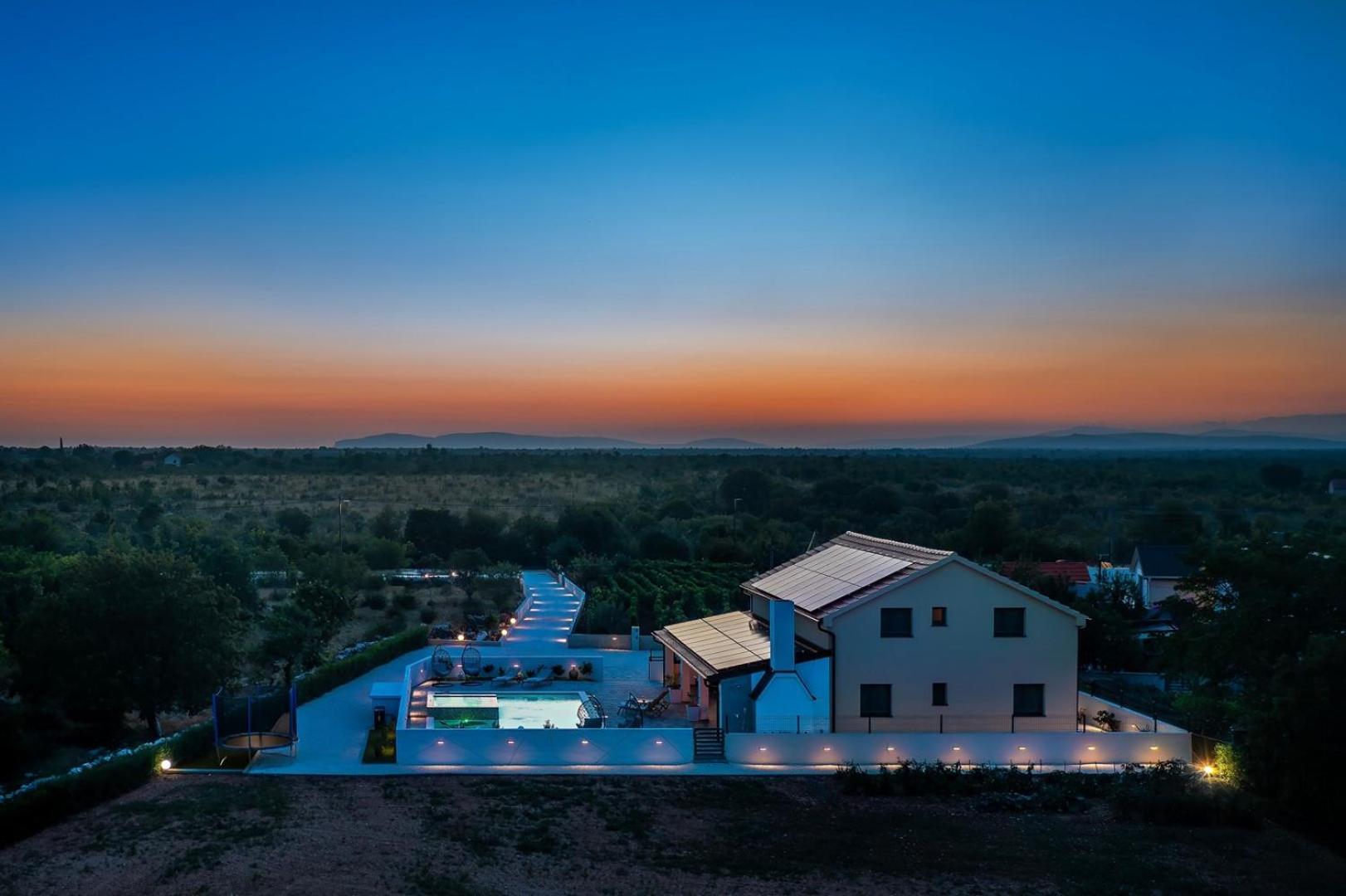 New! Luxury Villa Meden Dol With Heated Pool, Hot-Tub, 2 Saunas Skradin Exterior photo